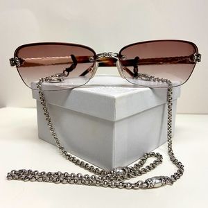 Brighton Juanita Sunglasses and Blair Heart Chain